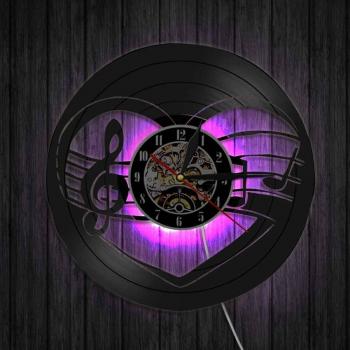 Notas Luminosas Reloj de Pared