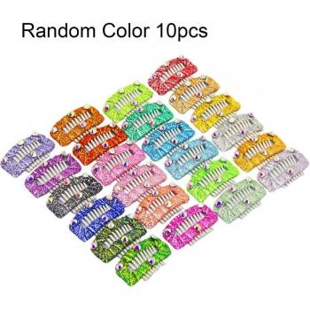Cute Pet Hair Accessories with Rhinestones