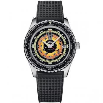 Reloj automático Mido Ocean Star Decompression Worldtimer 40mm negro acero edición especial
