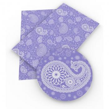 Hoja de Tela de Polipiel Estampada 20x33cm