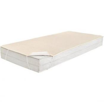 Dormisette Protect & Care – 90 × 200 cm wasserdichter Baumwoll-Leinen-Matratzenschoner
