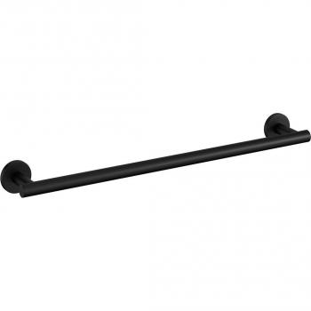 Wall Mounted Towel Rack with Matte Black Finish for Bathroom 59 cm - Cosmic
