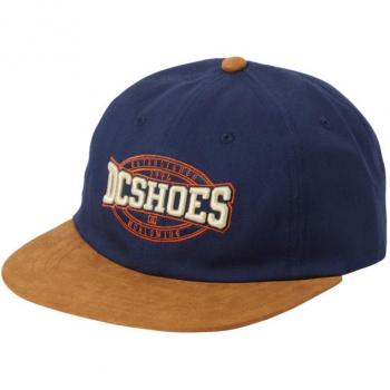 Cappellino DC Shoes Fall Back con Visiera per Uomini Blu One Size