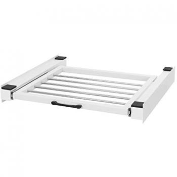Piano Estensibile per Cesto Bucato: Ripiano Intermedio in Acciaio 60,5x54,5 cm (Bianco)