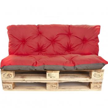 Soporte Cómoda Paleta 120x60 cm + Respaldo 120x40 cm