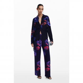 Pantaloni Desigual Fiori 25SWPWX5 Nero