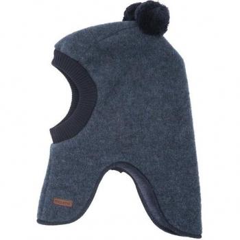 Maximo GOTS Certified Kids Balaclava - Blue - Unisex - 53 cm