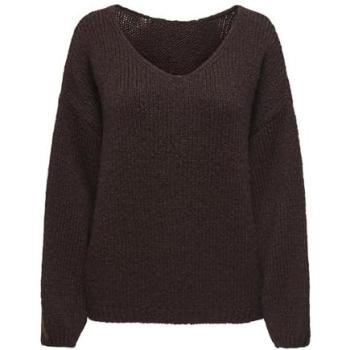JDY Pull à enfiler réversible - Marron