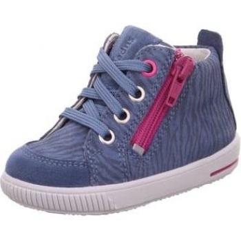 Scarpa Alta Superfit Moppy Blu/Rosa