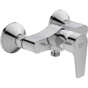 Mezclador monomando de ducha exterior Cerafine D en latón cromado - Ideal Standard BC493AA, salida 56-63 mm