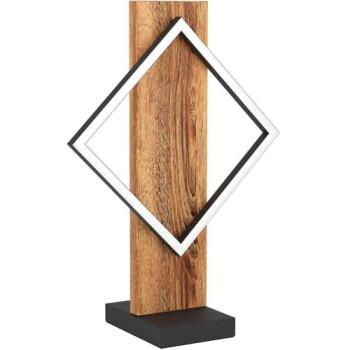Elegant Outdoor‑Inspired LED Table Light – Black/Brown Blend