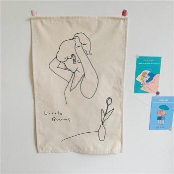 Korean Fabric Hand-drawn Tapestry