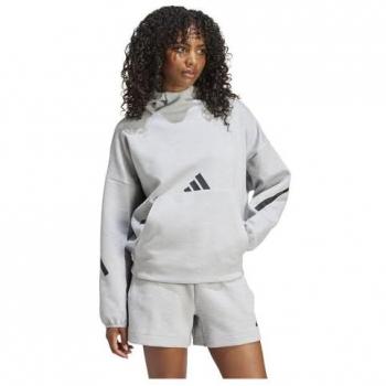 Sudadera Adidas Z.N.E. para Mujer - Gris - Talla 34/XS - Material Poly Mesh