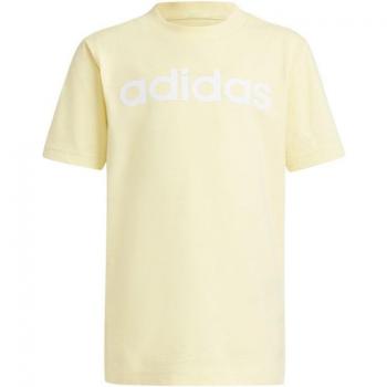 Camisa Infantil Linea Adidas Little Essentials Amarilla