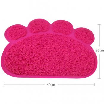 Cat Litter Mat 30x40cm PVC Elastic Fiber
