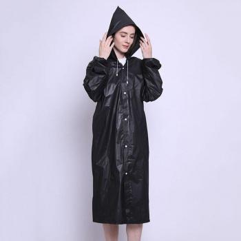 PEVA Transparenter Regenponcho für Erwachsene