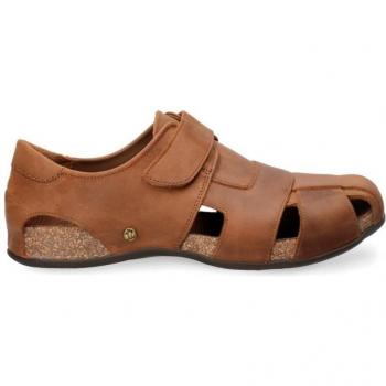 Panama Jack Fletcher Basics Sandalen hellbraun - Größe 42