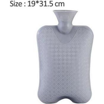 Solid Color Thick PVC/Silicone Rubber Water Bottle with Warmer