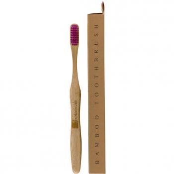Cepillo de dientes de bambú DR. BOTANICALS - Morado