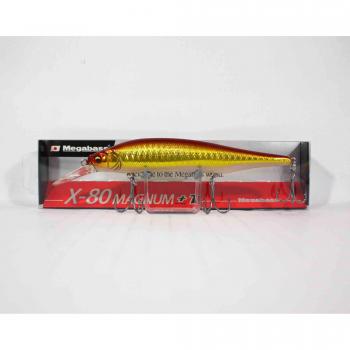 Megabass X-80 Magnum +1 Sinking Lure Akakin GG