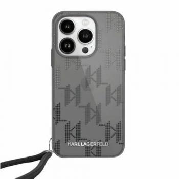 Cover Karl Lagerfeld pour iPhone 15 Pro Max 6,7 – Design Mono & Cordon