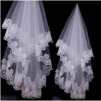 Ivory Lace Bridal Veil 1.5 meter 3 meters Long