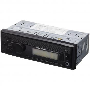 Belson BS-1502 Auto-Mediatuner mit MP3‑Player, FM/AM, CD‑Deck, USB & SD – Schwarz