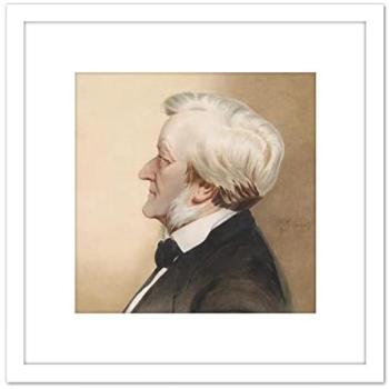 Wilhelm Richard Wagner Diefenbach Canvas – 8x8 Framed Wall Art