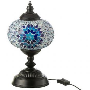 Mesa Brillante Azul Mosaico