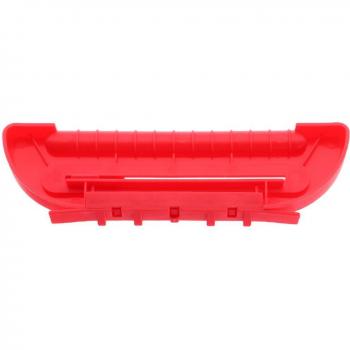 2-in-1 Red Plastic Air Hockey Goal Door Stopper