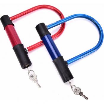 Motorcycle Security U Lock with Steel Chain