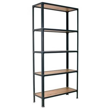 Simonrack SIMONHOME CLICK MINI Regal 80x30x180 cm Anthrazit/Eiche