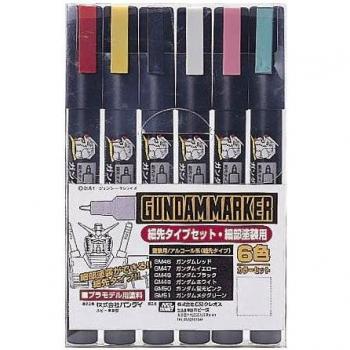 Ensemble de 6 Marqueurs Gundam Ultra Fine