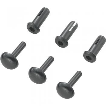 TRU Components - TC-SRR-380K203 Rivetto ø foro 3 mm Nero 1000 pz
