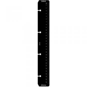 Filofax A4 Black Ruler/Page Marker