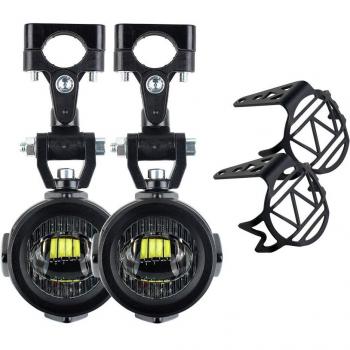 BMW Motorcycle LED Auxiliary Lights 40W 6000K Spot Fog Lamps R1200GS F800GS F700GS F650 K1600
