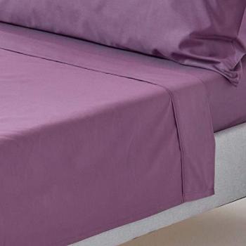 Grape Egyptian Cotton Flat Sheet 200 Thread Count, Double