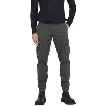 Pantaloni Cargo Only & Sons Cam Stage Cuff Grigio 33