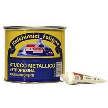 Italchimici Stucco Metallico Vetroresina con Catalizzatore 500 mL