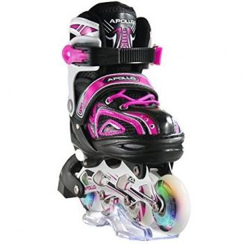 Rollers ajustables Apollo Super Blades (rose, M 35-38)