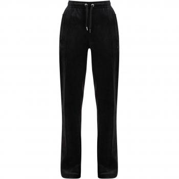 Tuta da jogging in velluto nera per donna Juicy Couture modello Tina Regular Fit L