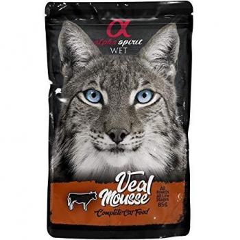 Alpha Spirit Pouch Gato Ternera 85 Gr