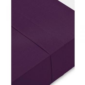 Abecé Casa Sábana Encimera Lisa Berenjena Cama 135 (210 x 270 cm)