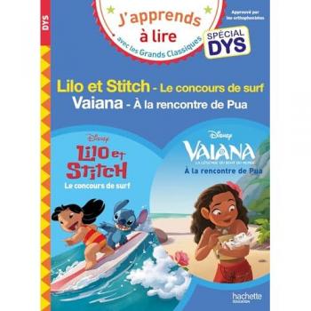 Disney - Lilo et Stitch - Le concours de surf / Vaiana - A la rencontre de Pua - Spécial (dyslexie)