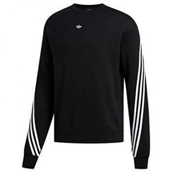 Sudadera con Capucha Adidas Hombre, Rayas Originales, Negro, Talla S