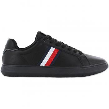 Tommy Hilfiger Sneakers Male Black Size 9 US Polyester