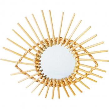 Nordic Wall Hanging Rattan Mirror