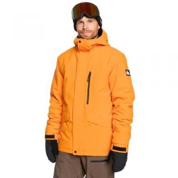 Giacca da sci Quiksilver Mission Solid arancione brillante XL uomo