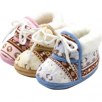 Botitas Acolchadas de Algodón para Bebés