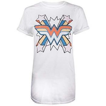 DC Comics Women's Wonder Woman Burst Shirt - Small